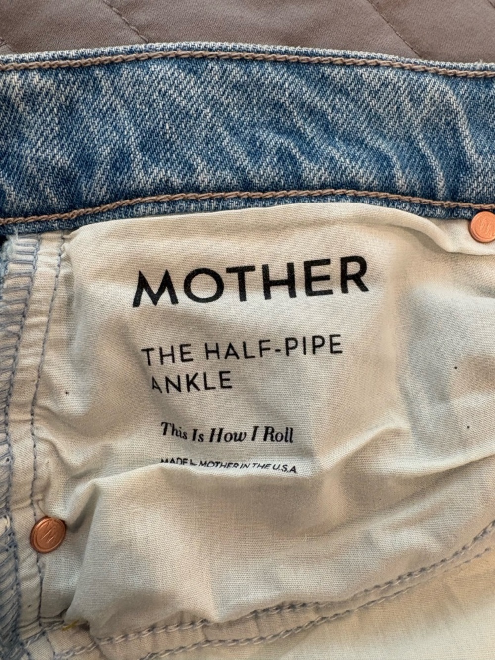 New MOTHER The Half-Pipe Ankle Jeans - Picture 4 of 13
